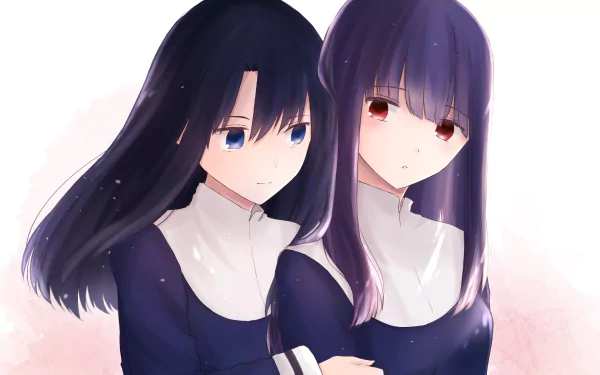 Azaka Kokutou Fujino Asagami Anime The Garden of Sinners HD Desktop Wallpaper | Background Image