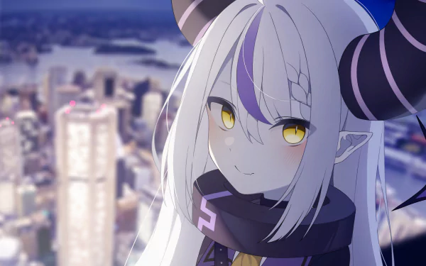 hololive La+ Darknesss (Virtual Youtuber) Anime Virtual Youtuber HD Desktop Wallpaper | Background Image