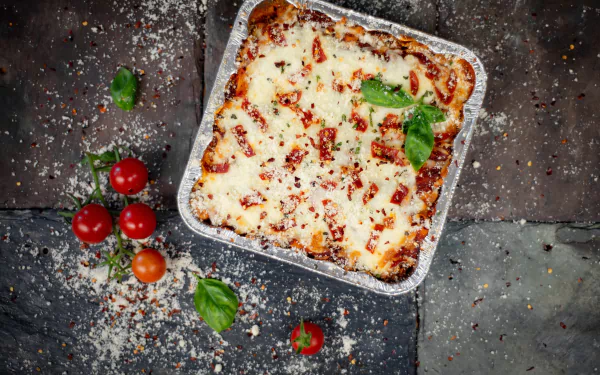 food lasagna HD Desktop Wallpaper | Background Image