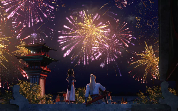 Drawing Jianghu: The Degenerate Anime HD Desktop Wallpaper | Background Image