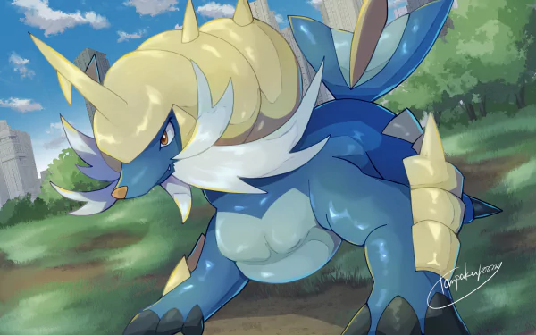 Samurott (Pokemon) video game Pokémon X and Y HD Desktop Wallpaper | Background Image
