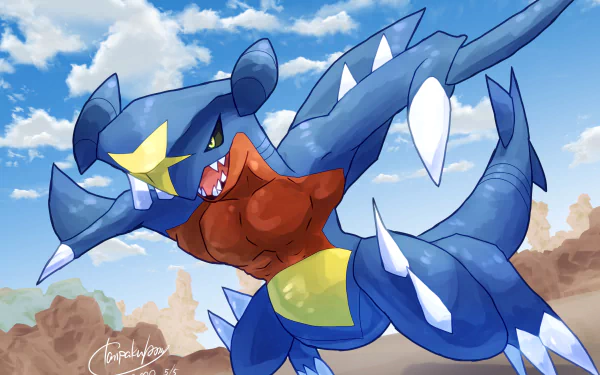 Garchomp (Pokémon) video game Pokemon HD Desktop Wallpaper | Background Image