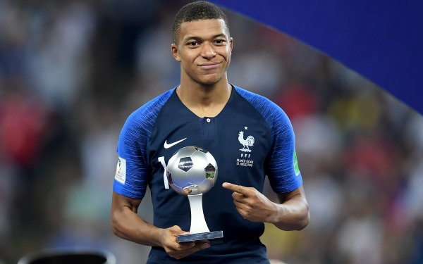 Sports Kylian Mbappé Soccer Player France National Football Team HD Wallpaper | Background Image