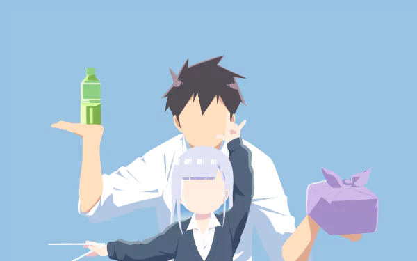 Reina Aharen Raidou Matsuboshi Anime Aharen-san Is Indecipherable HD Desktop Wallpaper | Background Image