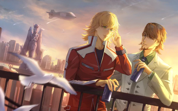 Kotetsu T. Kaburagi Barnaby Brooks Jr. Anime Tiger & Bunny HD Desktop Wallpaper | Background Image