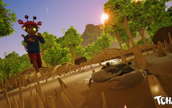 video game Tchia HD Desktop Wallpaper | Background Image