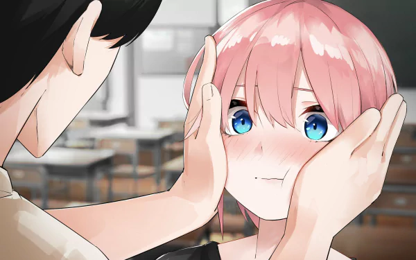Fuutarou Uesugi Ichika Nakano Anime The Quintessential Quintuplets HD Desktop Wallpaper | Background Image