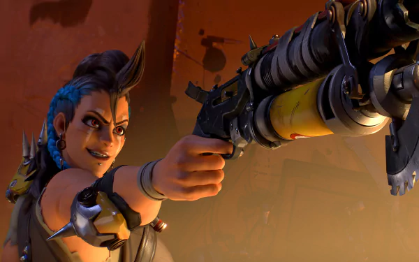 Junker Queen video game Overwatch 2 HD Desktop Wallpaper | Background Image