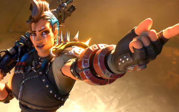 Junker Queen video game Overwatch 2 HD Desktop Wallpaper | Background Image