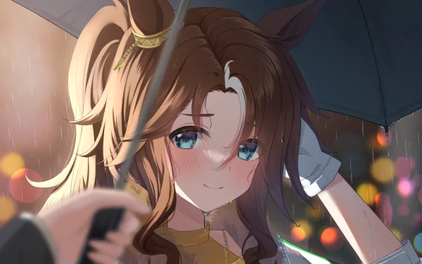 Mejiro Palmer Anime Uma Musume: Pretty Derby HD Desktop Wallpaper | Background Image