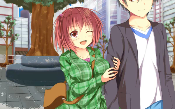 Chiho Sasaki Sadao Maou Anime The Devil Is a Part-Timer! HD Desktop Wallpaper | Background Image