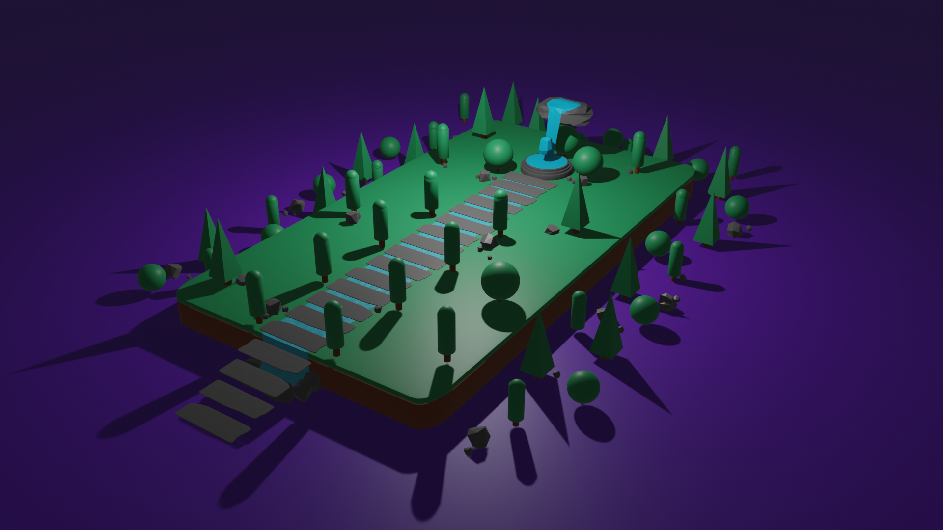 Download Geometry Forest Abstract Minimalist HD Wallpaper by zeetron