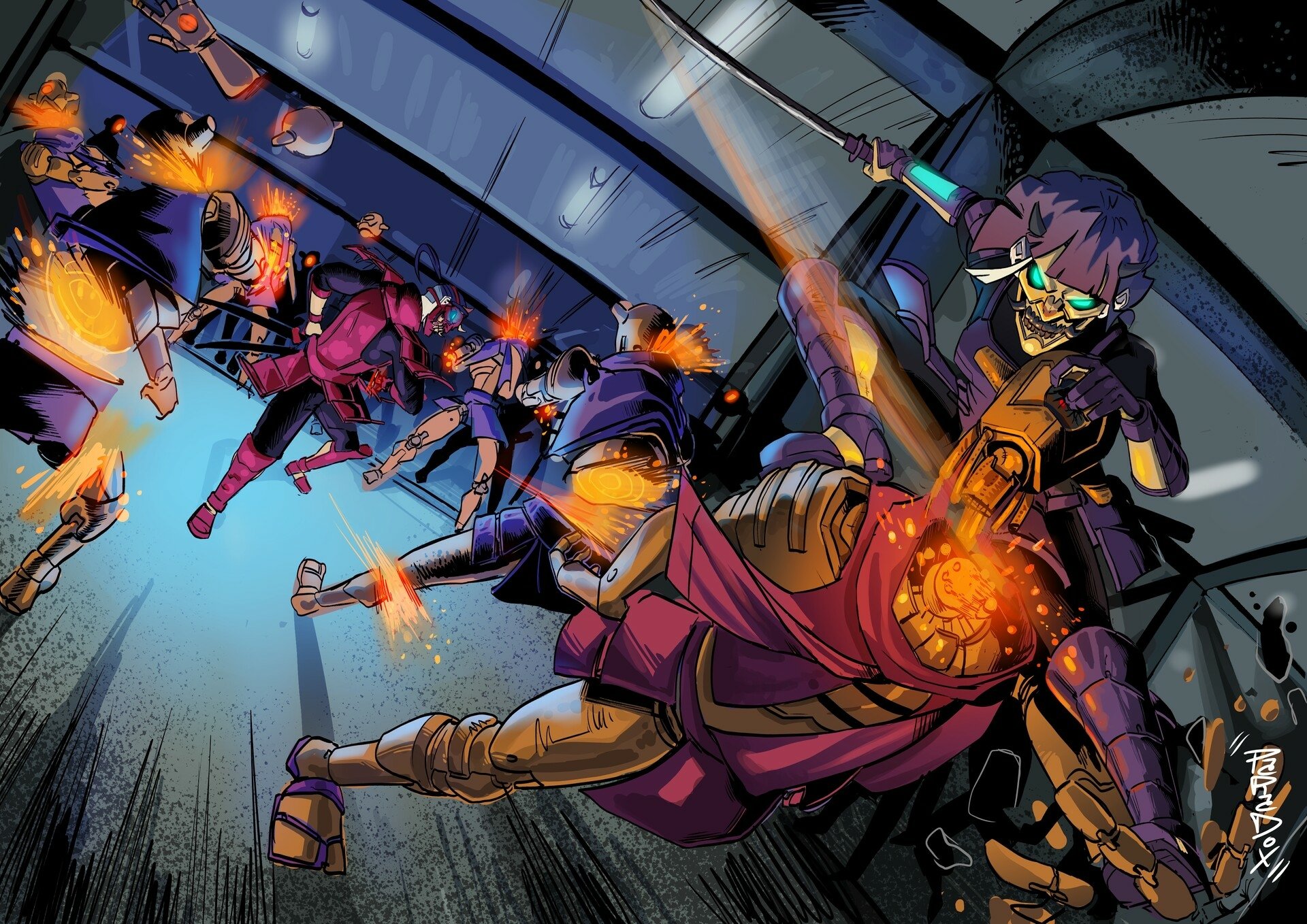 Download Robot Fantasy Samurai HD Wallpaper by paradox paradoja