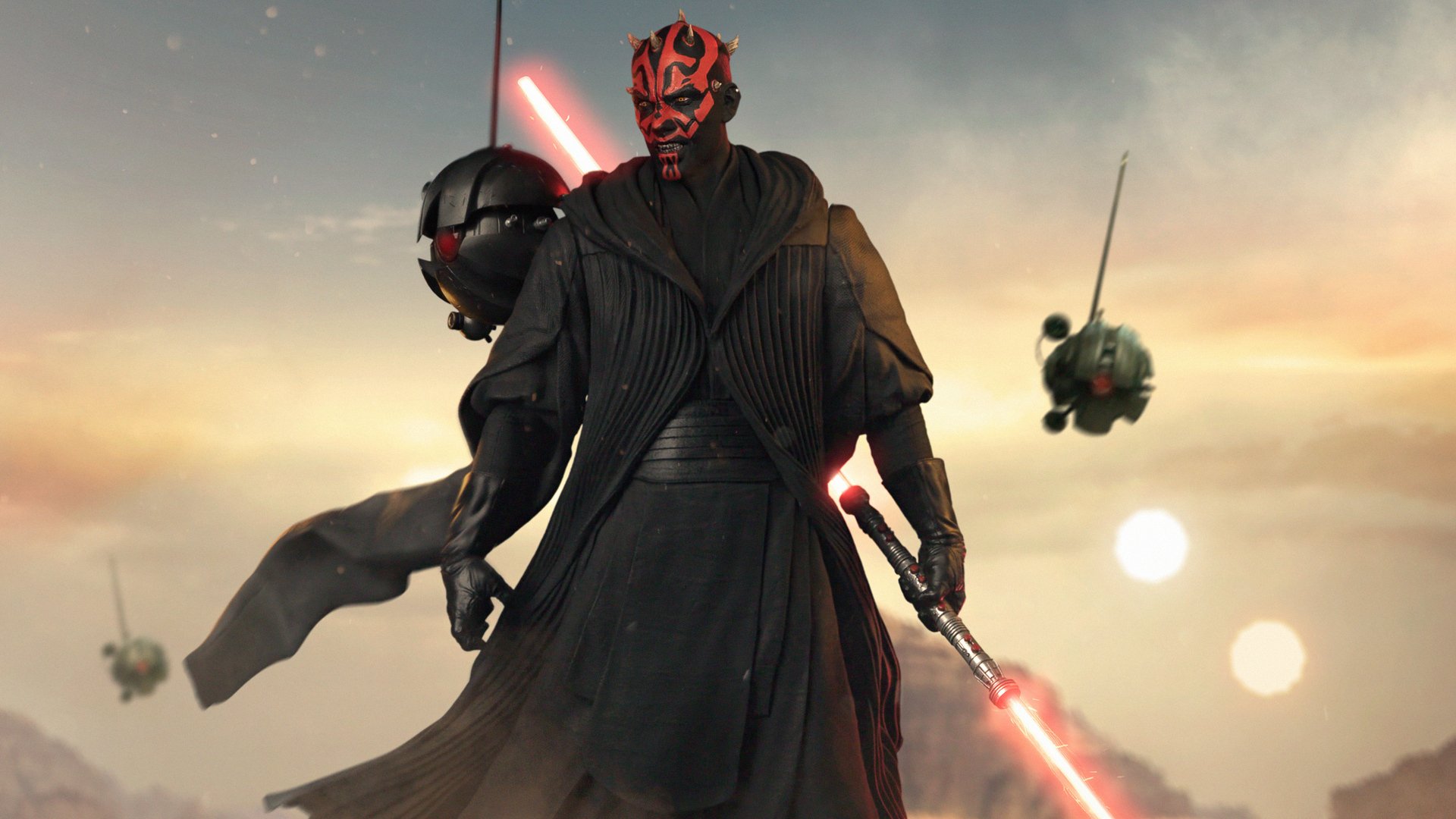 Download Darth Maul Sci Fi Star Wars HD Wallpaper by Gabriel Batistoti