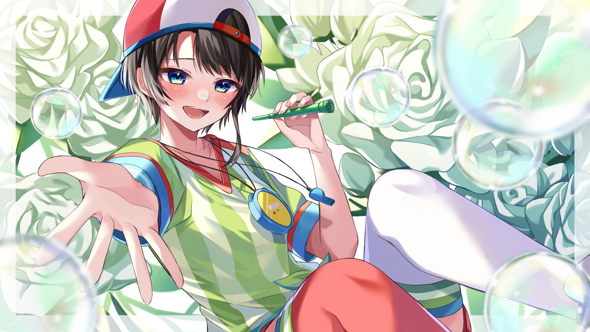 Download Hololive Oozora Subaru Anime Virtual Youtuber HD Wallpaper