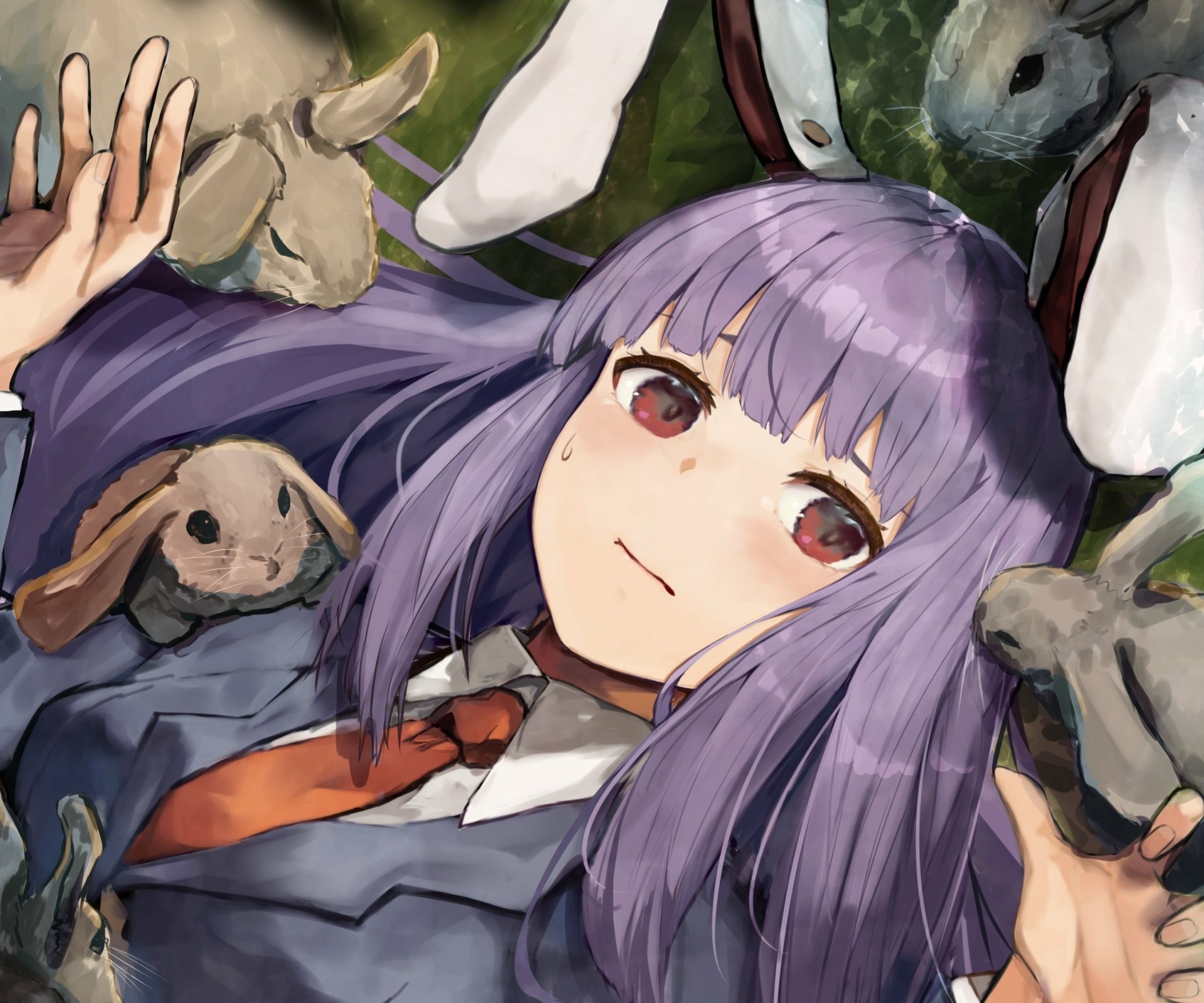 Download Reisen Udongein Inaba Anime Touhou HD Wallpaper