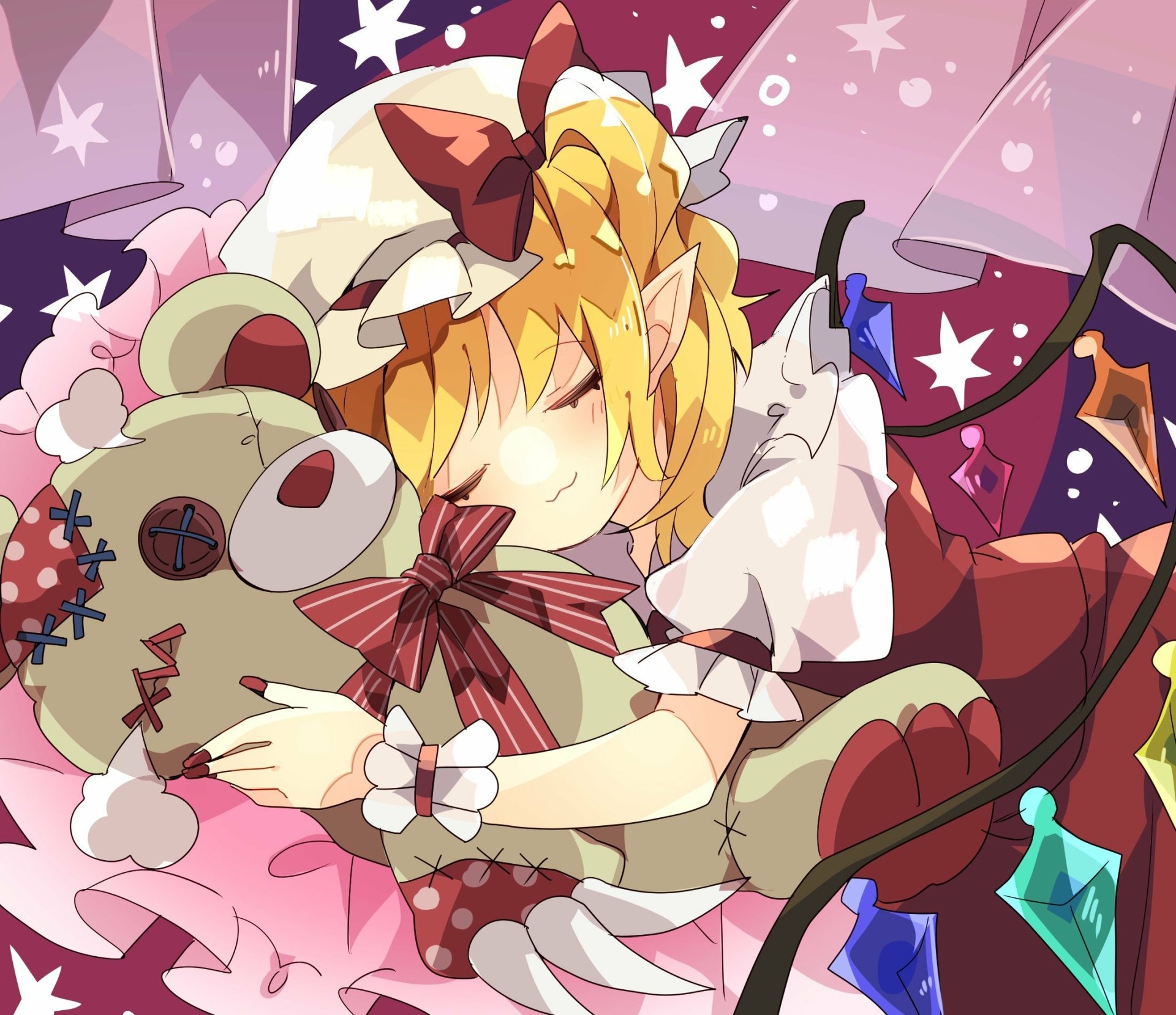Download Flandre Scarlet Anime Touhou HD Wallpaper by 煮込らし化