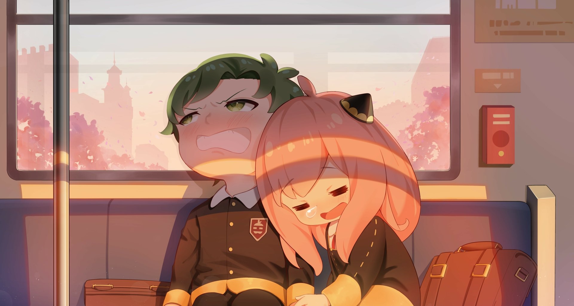 Download Anya Forger Damian Desmond Anime Spy X Family 4k Ultra HD Wallpaper by Nicky