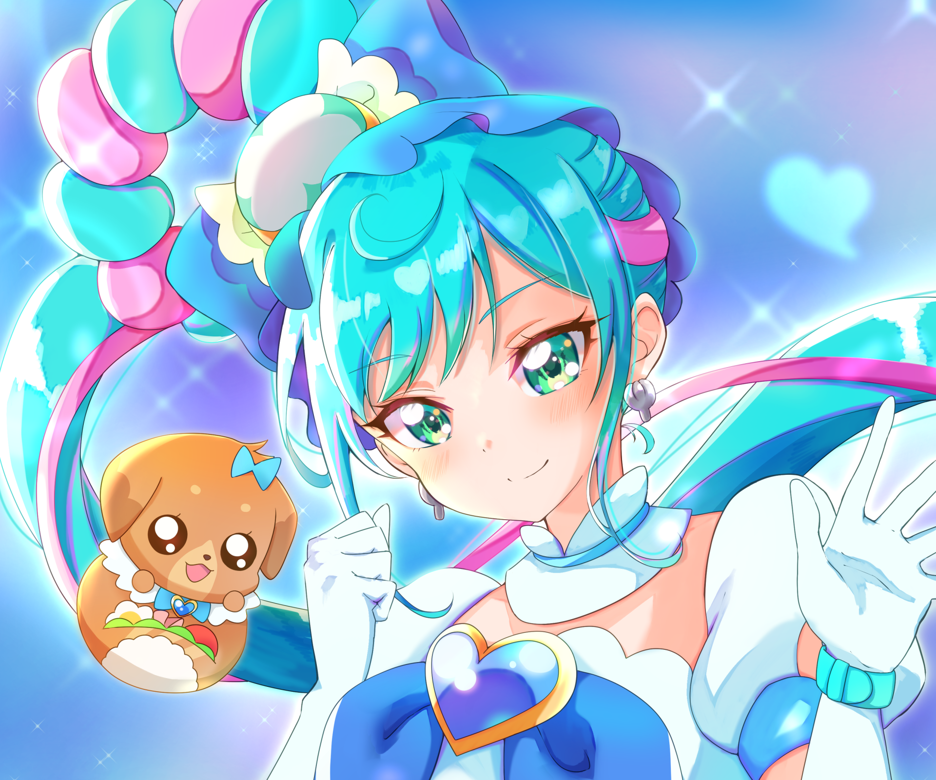 Download Fuwa Kokone Cure Spicy Anime Delicious Party Precure HD Wallpaper