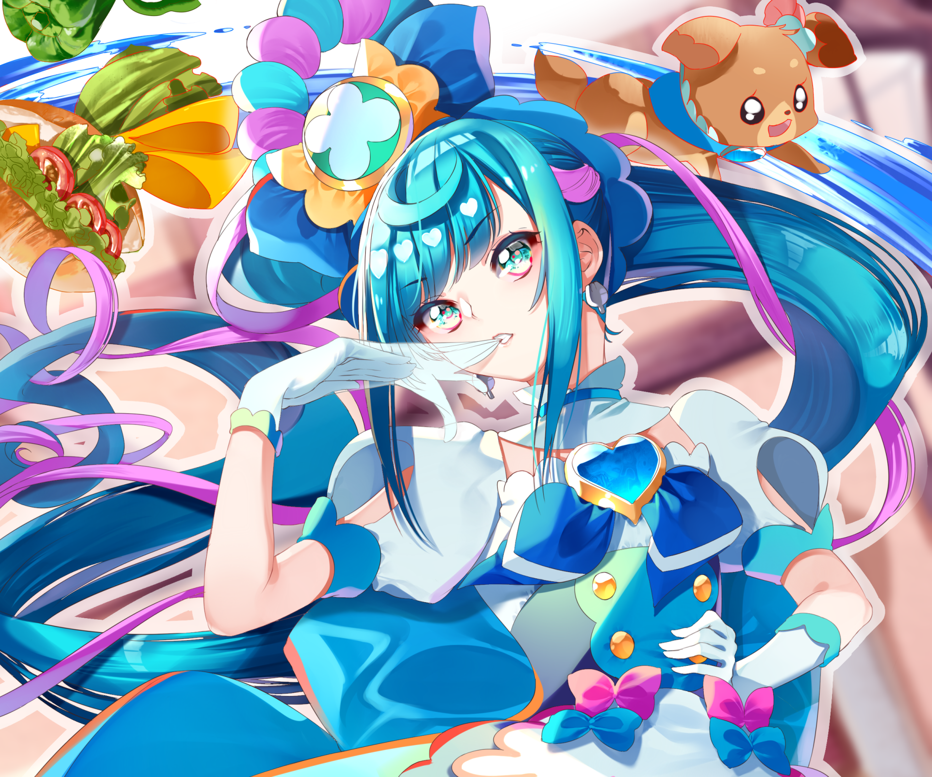 Download Fuwa Kokone Cure Spicy Anime Delicious Party Precure HD Wallpaper