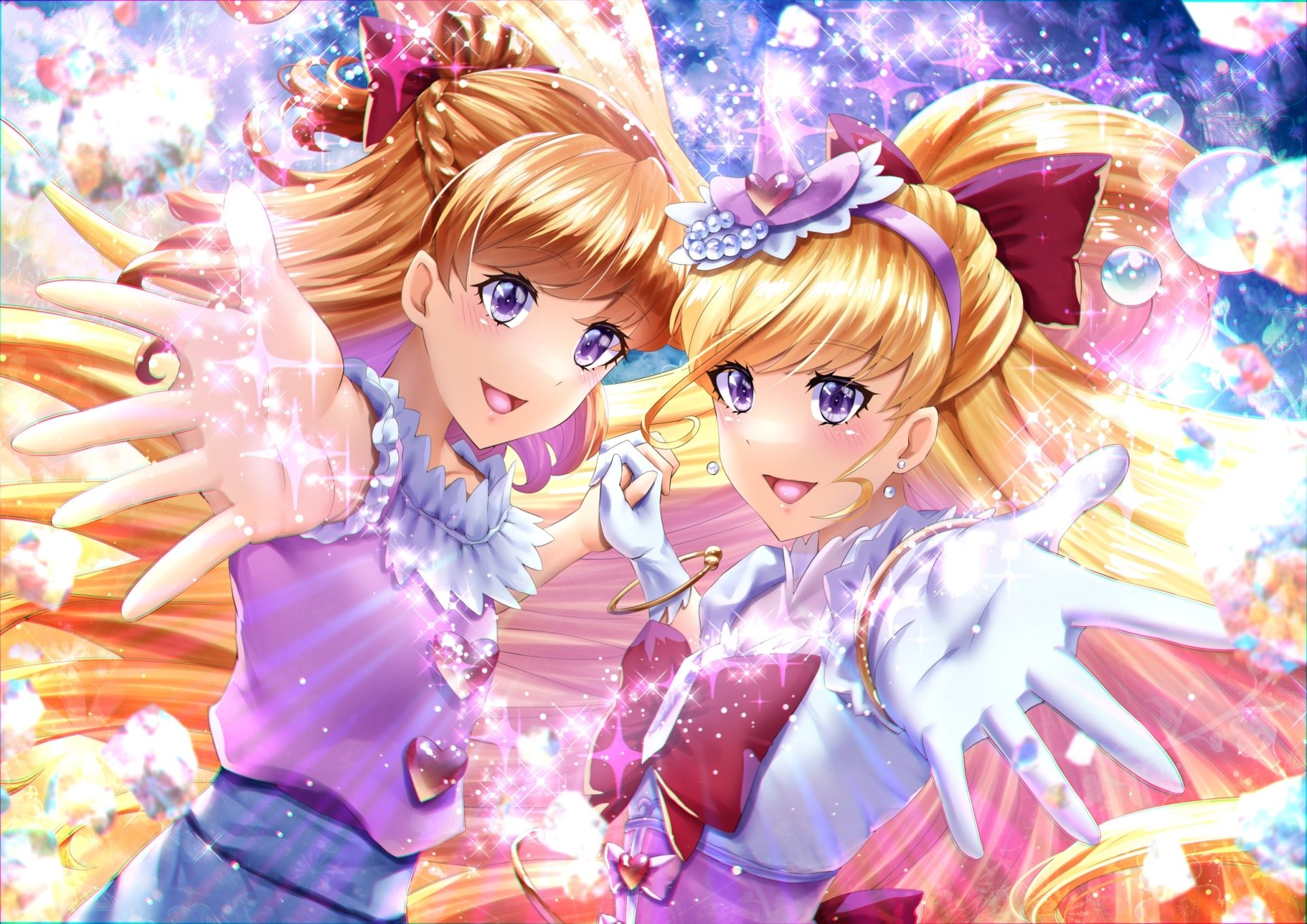 Download Cure Miracle Asahina Mirai Anime Witchy PreCure! HD Wallpaper