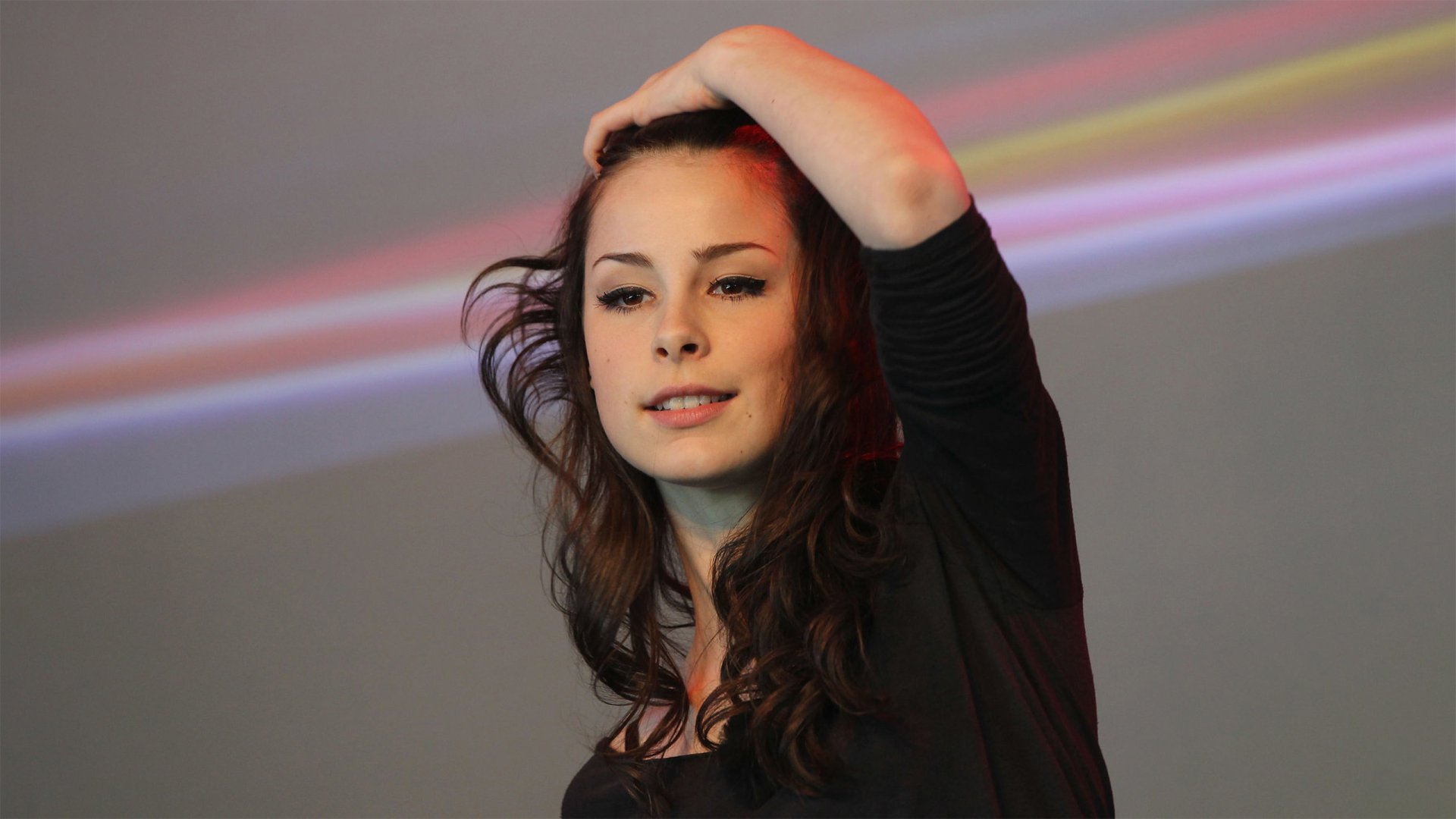 Download Brunette Singer German Music Lena Meyer-Landrut HD Wallpaper