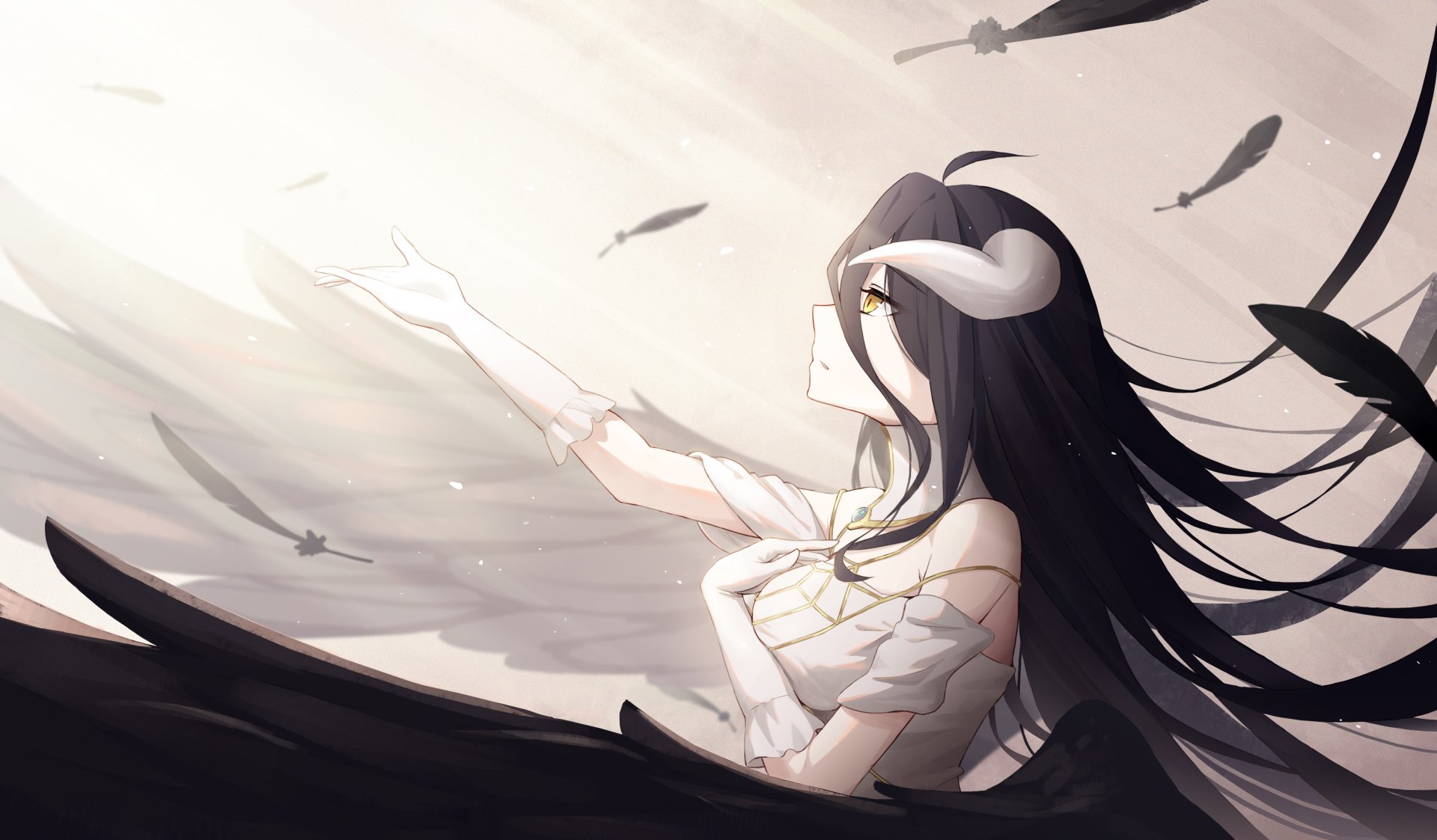 Download Albedo (Overlord) Anime Overlord 4k Ultra HD Wallpaper by Renji