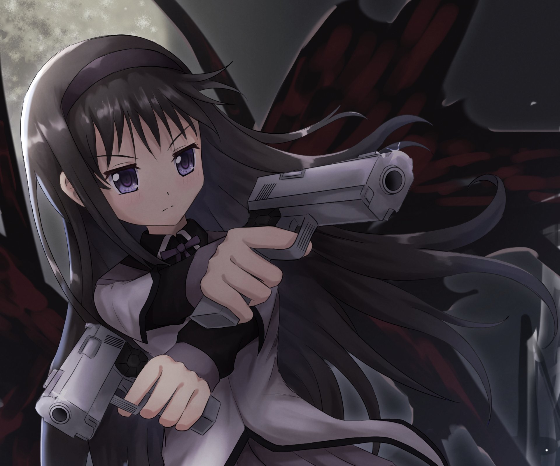 Download Homura Akemi Anime Puella Magi Madoka Magica Hd Wallpaper