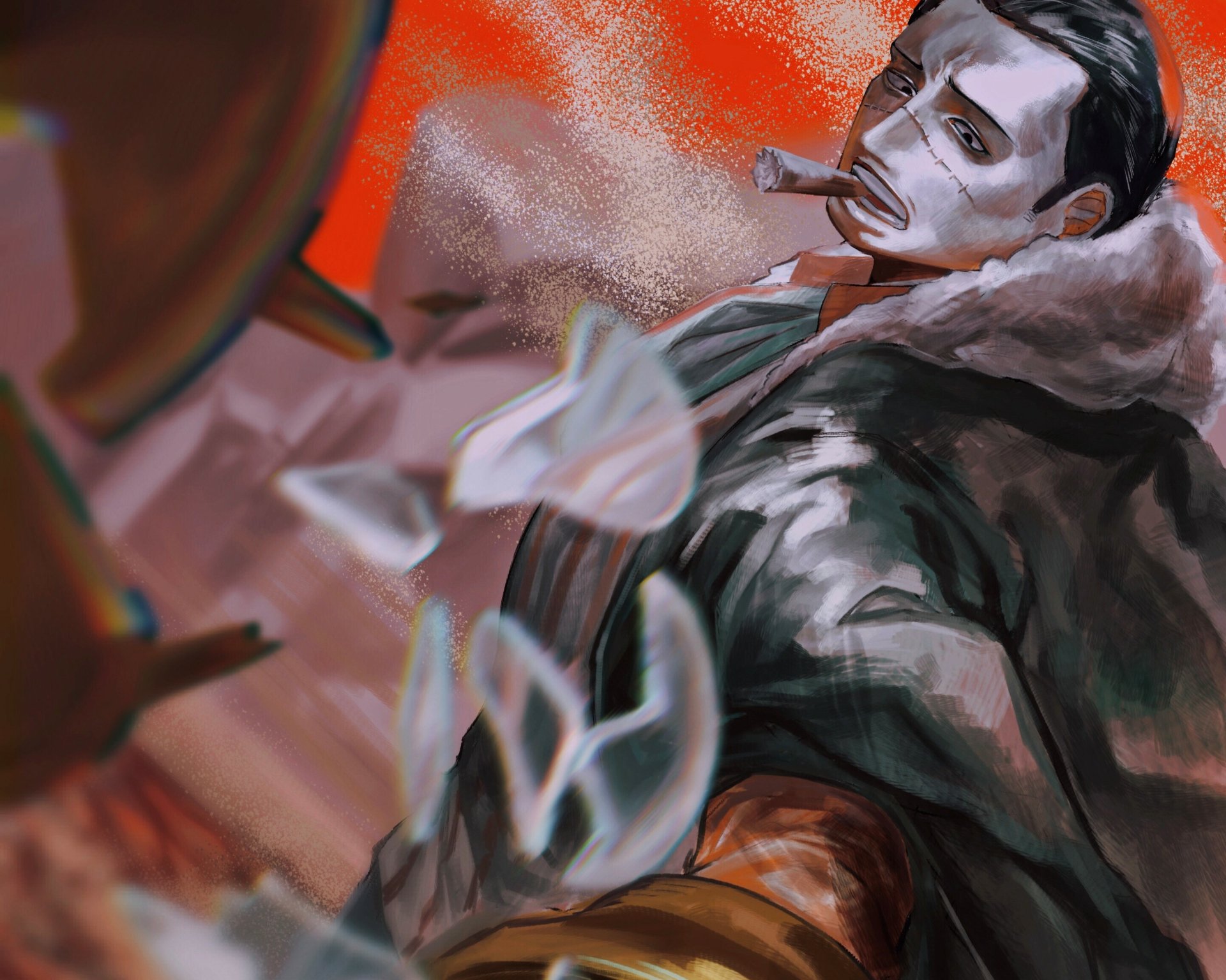 Download Crocodile (One Piece) Anime One Piece HD Wallpaper by ごめ太