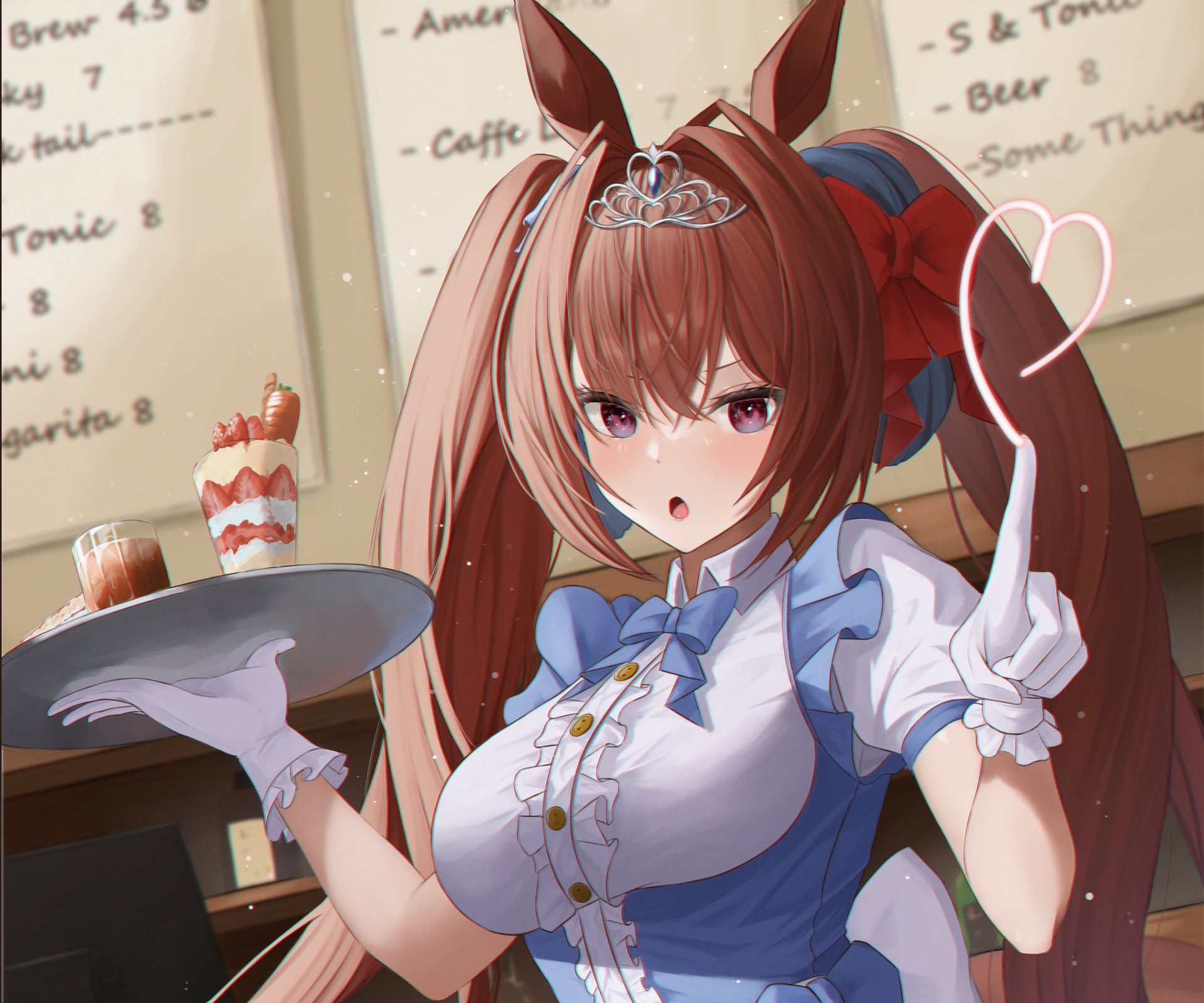 Download Daiwa Scarlet Anime Uma Musume: Pretty Derby HD Wallpaper
