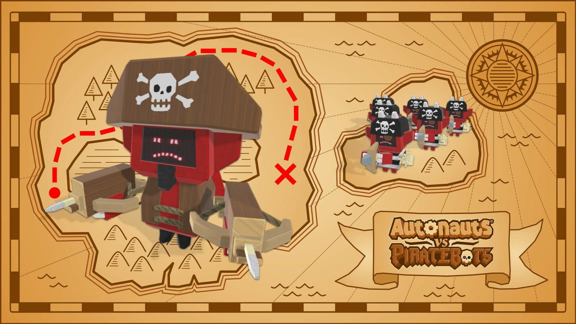 Download Video Game Autonauts Vs Piratebots HD Wallpaper