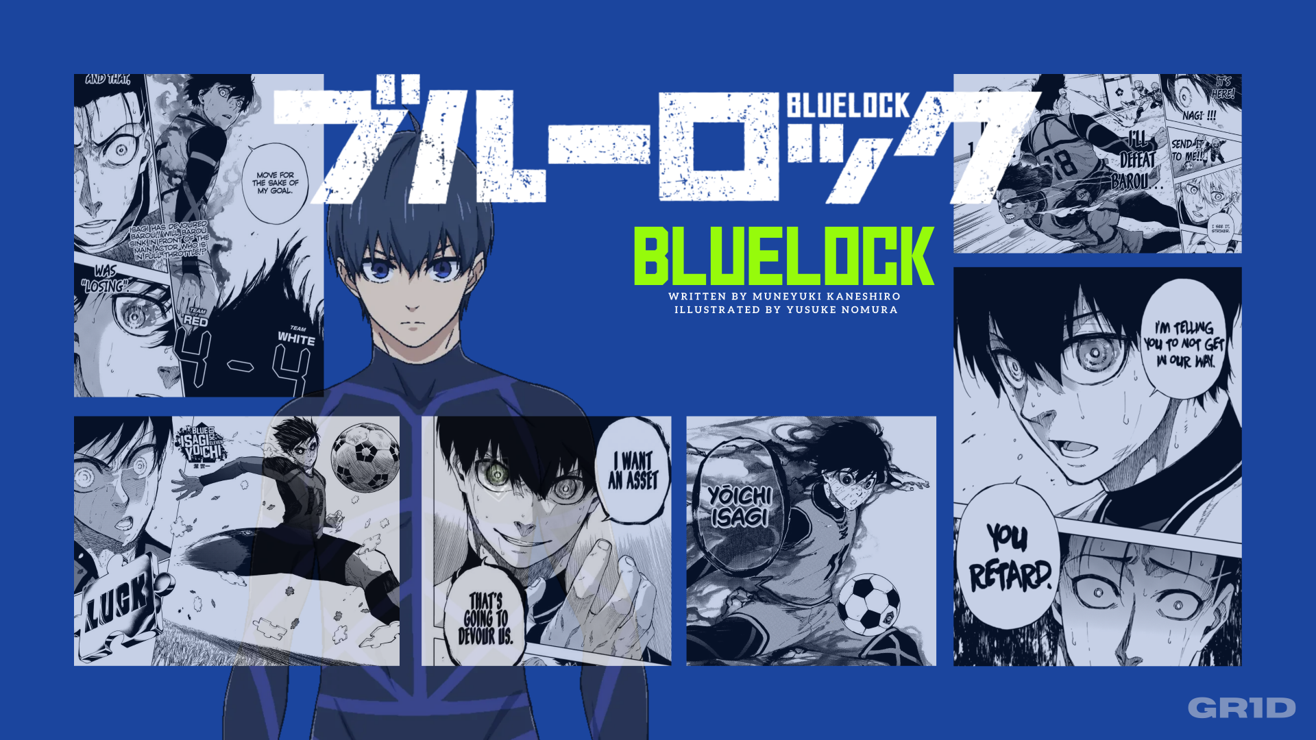 Anime - Blue Lock by Grid