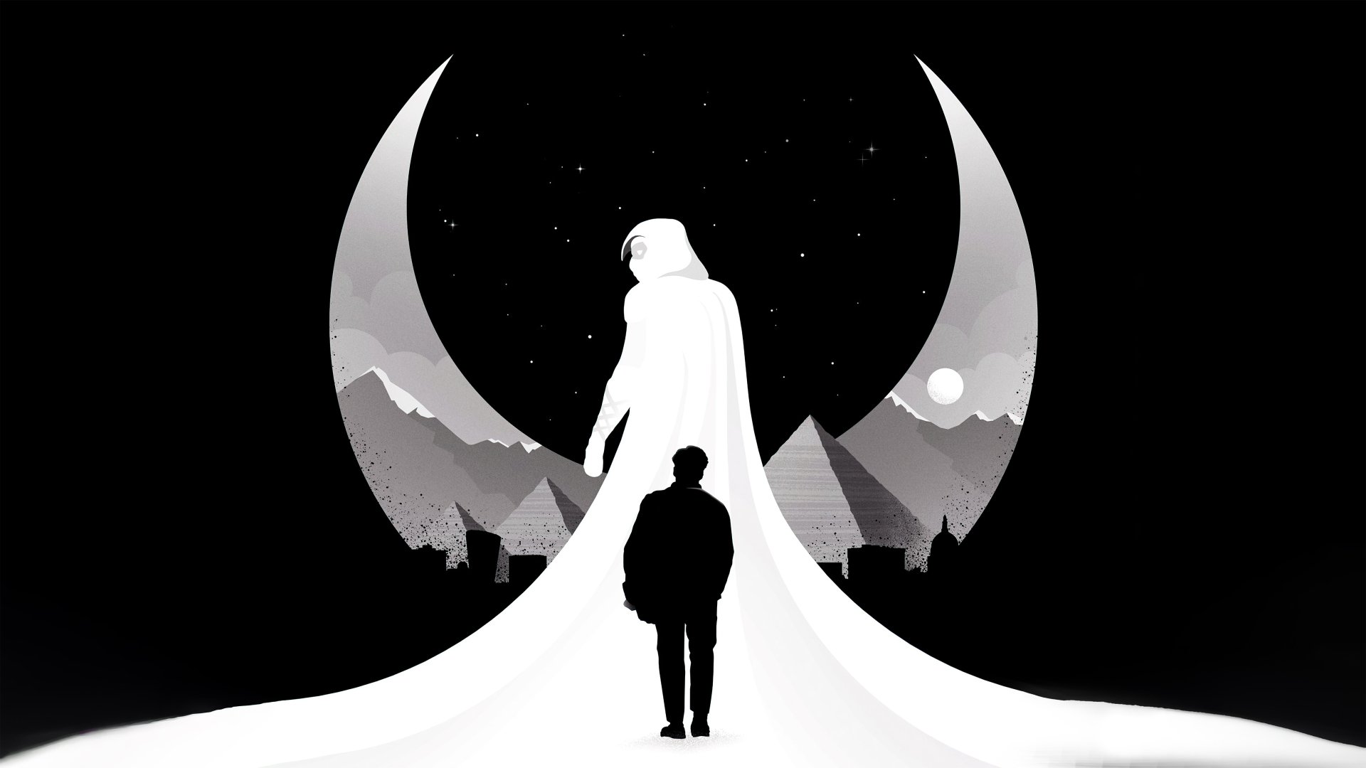Download TV Show Moon Knight 4k Ultra HD Wallpaper