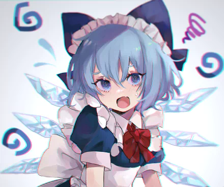 Cirno (Touhou) Anime Touhou HD Desktop Wallpaper | Background Image