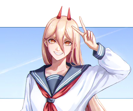 Power (Chainsaw Man) Anime Chainsaw Man HD Desktop Wallpaper | Background Image