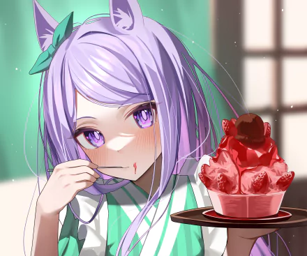 Mejiro McQueen Anime Uma Musume: Pretty Derby HD Desktop Wallpaper | Background Image