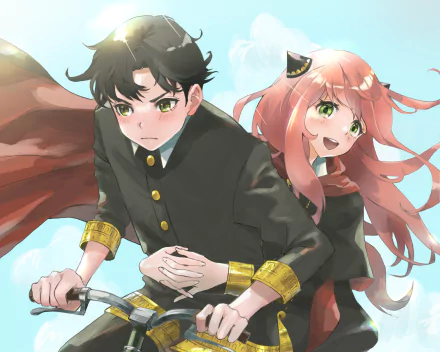 Anya Forger Damian Desmond Anime Spy x Family HD Desktop Wallpaper | Background Image