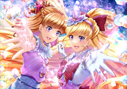 Cure Miracle Asahina Mirai Anime Witchy PreCure! HD Desktop Wallpaper | Background Image
