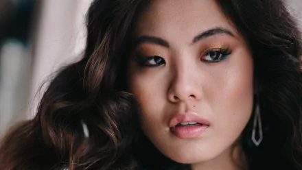 portrait face asian actress Celebrity Nicole Kang HD Desktop Wallpaper | Background Image