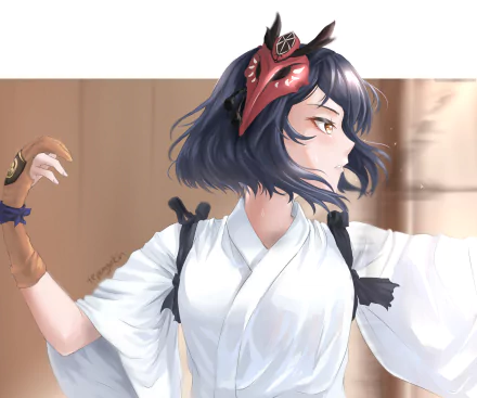 Kujou Sara video game Genshin Impact HD Desktop Wallpaper | Background Image