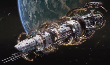  USR "Colossus" &amp; dry dock by Azure Midsummer