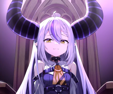 hololive La+ Darknesss (Virtual Youtuber) Anime Virtual Youtuber HD Desktop Wallpaper | Background Image