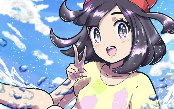 Mizuki (Pokémon) video game Pokémon: Sun and Moon HD Desktop Wallpaper | Background Image