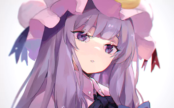 Patchouli Knowledge Anime Touhou HD Desktop Wallpaper | Background Image