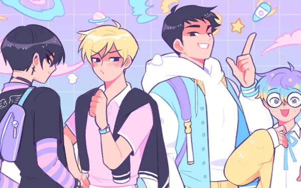 Comic Boyfriends HD Desktop Wallpaper | Background Image