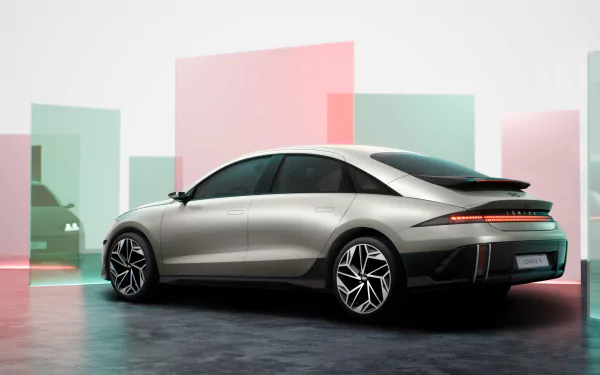 vehicle Hyundai IONIQ 6 HD Desktop Wallpaper | Background Image