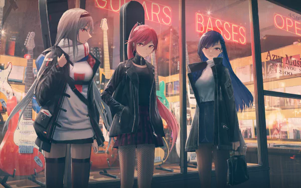 West Virginia (Azur Lane) Maryland (Azur Lane) Colorado (Azur Lane) Anime Azur Lane HD Desktop Wallpaper | Background Image