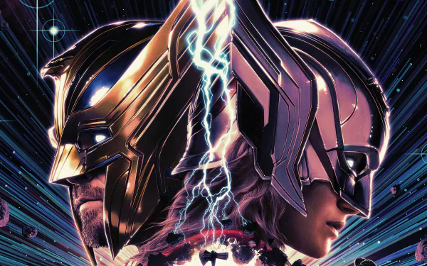 Lady Thor Thor movie Thor: Love and Thunder HD Desktop Wallpaper | Background Image