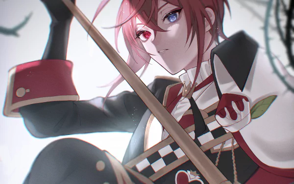 Riddle Rosehearts video game Twisted Wonderland HD Desktop Wallpaper | Background Image