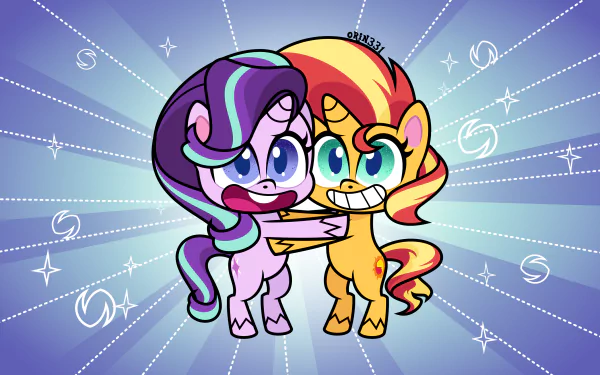 Starlight Glimmer Sunset Shimmer TV Show My Little Pony: Pony Life HD Desktop Wallpaper | Background Image